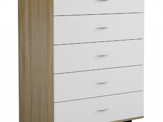 ΣΥΡΤΑΡΙΕΡΑ ΜΕΛΑΜΙΝΗΣ THORG HM8995.04- 5 ΣΥΡΤΑΡΙΑ ΣΕ SONAMA-ΛΕΥΚΟ 80Χ40Χ100Yεκ.