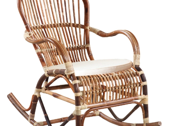 ΚΟΥΝΙΣΤΗ ΠΟΛΥΘΡΟΝΑ ΜΕ ΜΑΞΙΛΑΡΙ SANTA FE RATTAN HM9343 60x103x90Υ εκ.