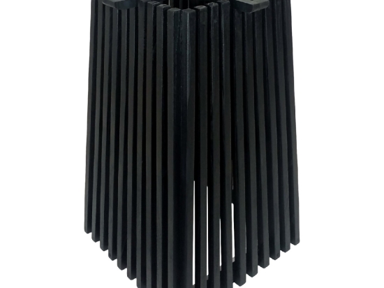 ΒΑΣΗ ΤΡΑΠΕΖΙΟΥ ΕΣΩΤ.ΧΩΡΟΥ ΤΕΤΡΑΓΩΝΗ FRANTZ HM9460.12 ΞΥΛΟ MINDI ΣΕ ΜΑΥΡΟ 60x60x73Y εκ.
