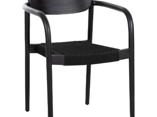 ΠΟΛΥΘΡΟΝΑ OSLO HM9636.12 ΞΥΛΟ TEAK ΜΑΥΡΟ & ΜΑΥΡΟ ΣΧΟΙΝΙ 55x54x80Yεκ.