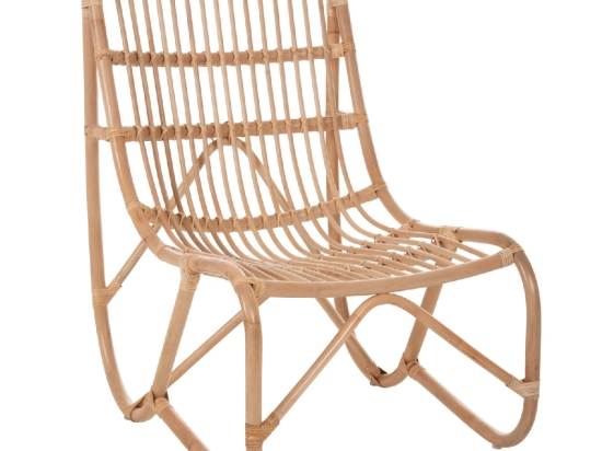 ΠΟΛΥΘΡΟΝΑ GRINN HM9815.01 ΡΑΒΔΟΙ RATTAN ΣΕ ΦΥΣΙΚΟ 56,5x73,5x79,5Υ εκ.