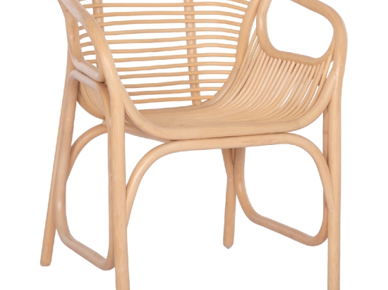 ΠΟΛΥΘΡΟΝΑ MEL ΕΣΩΤ. ΧΩΡΩΝ HM9954.01 ΦΥΣΙΚΟ RATTAN 62x57,5x79,5Υεκ.