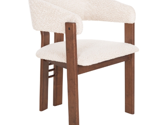 ΚΑΡΕΚΛΑ ZARRA HM9970.03 RUBBERWOOD ΣΕ ΚΑΡΥΔΙ-ΕΚΡΟΥ ΜΠΟΥΚΛΕ ΥΦΑΣΜΑ 55,5x59x81,5Υεκ