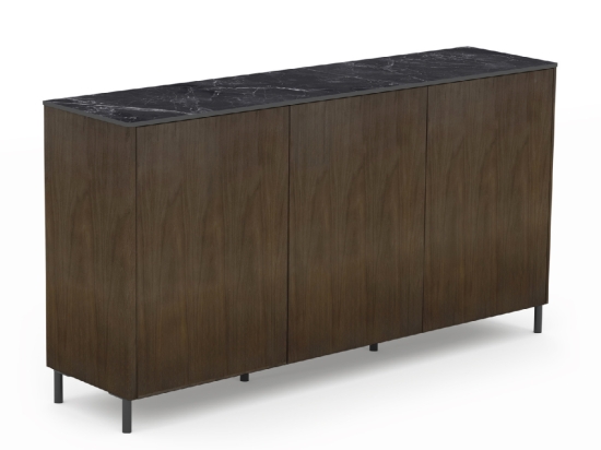 ΜΠΟΥΦΕΣ HORIZON SM18092 ΚΕΡΑΜΙΚΟ TOP-ΚΑΠΛΑΜΑΣ ΚΑΡΥΔΙΑΣ-ΜΕΤΑΛΛΙΚΑ ΠΟΔΙΑ 160x40x85Υεκ.