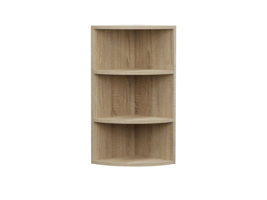 ALINA ΓΩΝΙΑΚΟ ΠΑΝΩ ΝΤΟΥΛΑΠΙ ΜΕ ΡΑΦΙΑ 28,5X28,5X71,8ΕΚ SONOMA