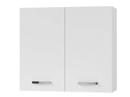 CHARLOTΤE ΠΑΝΩ ΝΤΟΥΛΑΠΙ 80X30.5X71.8ΕΚ ΜΕ ΜΕΤΑΛΛΙΚΑ ΧΕΡΟΥΛΙΑ ΛΕΥΚΟ