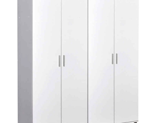 ΝΤΟΥΛΑΠΑ ΡΟΥΧΩΝ TRENDLINE MEGAPAP ΤΕΤΡΑΦΥΛΛΗ ΧΡΩΜΑ ΛΕΥΚΟ 160X47X187ΕΚ.