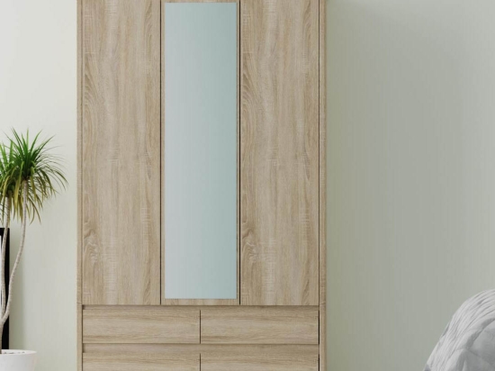 ΝΤΟΥΛΑΠΑ ΤΡΙΦΥΛΛΗ NORTON SONOMA  127X60X210ΕΚ