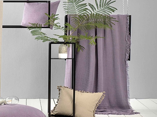 Κουβέρτα - Cencillo Lilac Nima Υπέρδιπλo 230x250cm 100% Βαμβάκι