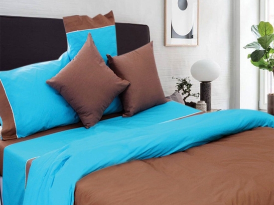 Σετ Σεντόνια 3Τμχ. Με Φάσα - Simi Chocolate Sb Home Μονό 170x270cm Χωρίς Λάστιχο 100% Βαμβάκι