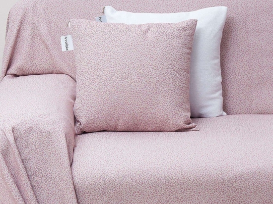 Μαξιλάρι Διακοσμητικό (Με Γέμιση) Des. 1554 Blush Pink Anna Riska 55X55 100% Βαμβάκι