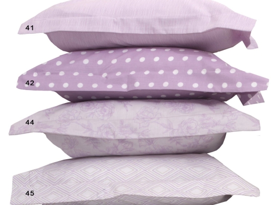 Βρεφικό Σεντόνι Baby Mix & Match 44 Lilac Anna Riska Λίκνου 80x100cm Χωρίς Λάστιχο 100% Βαμβάκι
