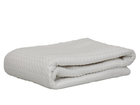 Κουβέρτα Βρεφική Michelle 5 White Anna Riska Αγκαλιάς 80x110cm 100% Βαμβάκι