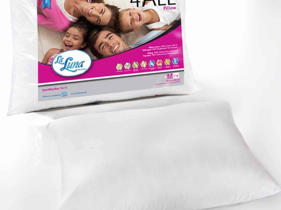Μαξιλάρι Ύπνου Hollowfiber 4All La Luna 50Χ70 100% Hollowfiber