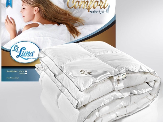 Πάπλωμα Comfort Quilt La Luna Μονό 160x220cm Πούπουλο-Φτερό