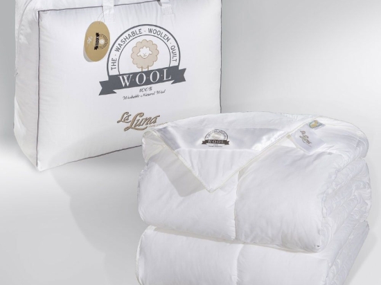 Πάπλωμα The Wool Natural Duvet White La Luna King Size Μαλλί
