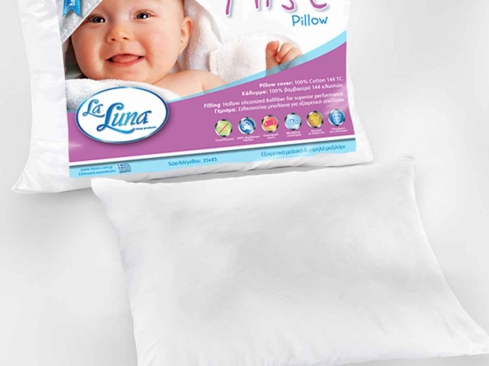 Μαξιλάρι Ύπνου Βρεφικό Βαμβακερό My First Pillow La Luna 30x40cm 100% Βαμβακοσατέν