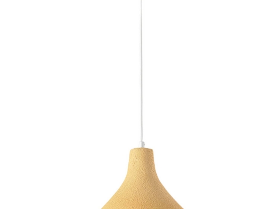 Φωτιστικό Οροφής Από Πηλό V372291PYW Pale Yellow Πηλός