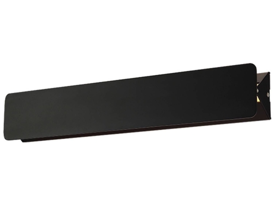 Φωτιστικό Τοίχου ZD806415LEDBK Black Αλουμίνιο
