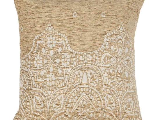 Μαξιλάρι Διακοσμητικό (Με Γέμιση) Vellore Winter Beige Nef-Nef 42X42 Βαμβάκι-Πολυέστερ