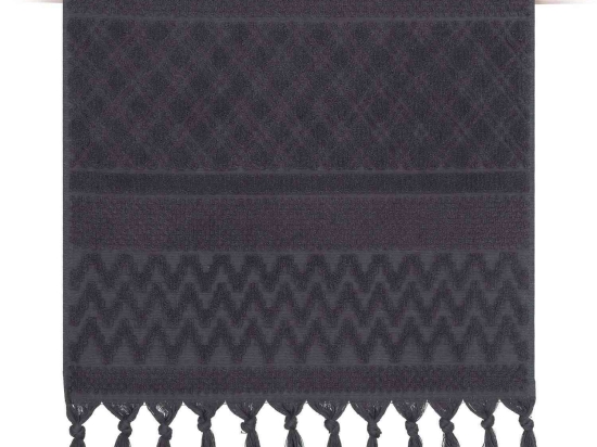 Πετσέτα Rania Grey Nef-Nef Σώματος 70x140cm 100% Βαμβάκι