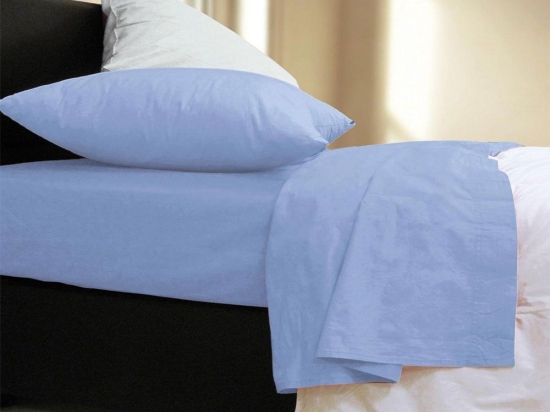 Σεντόνι Με Λάστιχο Basic Sky Nef Nef King Size 180x230cm Με Λάστιχο 100% Βαμβάκι