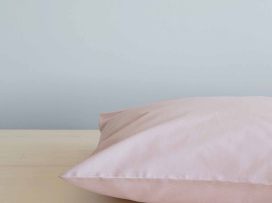 Σεντόνι Unicolors - Powder Pink Nima Μονό 160x260cm Χωρίς Λάστιχο 100% Βαμβάκι