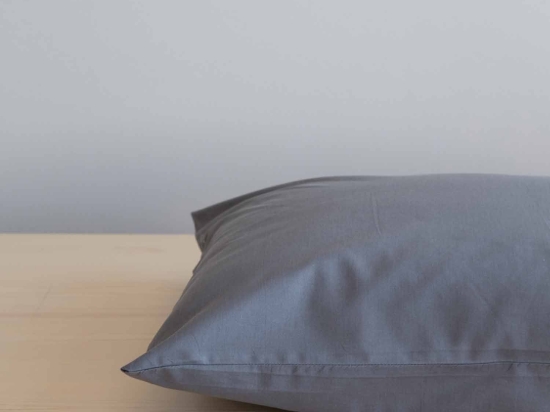 Σεντόνι Με Λάστιχο Unicolors - Dark Gray Nima Μονό 100x200cm Με Λάστιχο 100% Βαμβάκι