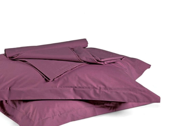 Μαξιλαροθήκη Σετ 2Τμχ True Col 0501 Purple Kentia 50Χ70 50x70cm 100% Πενιέ Βαμβάκι