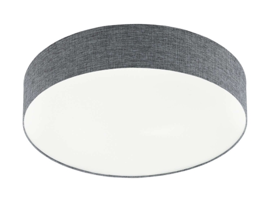 Φωτιστικό Οροφής - Πλαφονιέρα Led 97779 Grey Romao Eglo Μέταλλο,Ύφασμα