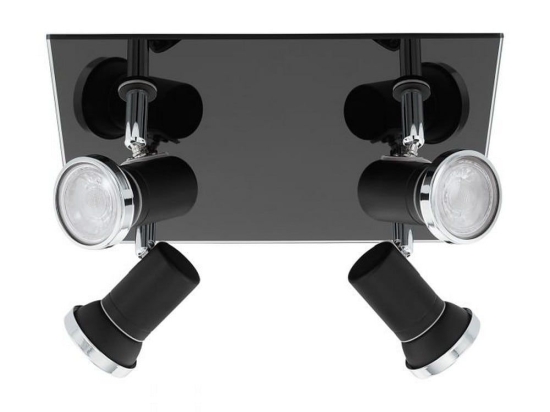 Φωτιστικό Οροφής-Σποτ Led Tamara 1 33678 3000K Black Eglo Μέταλλο,Γυαλί