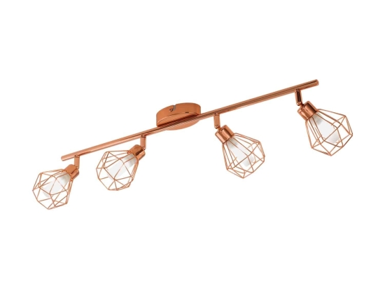 Φωτιστικό Σποτ Led 95548 Copper Zapata Eglo Μέταλλο,Γυαλί