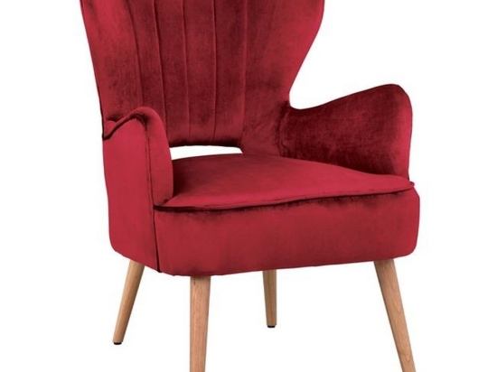 Μπερζέρα Mylie Red 66X75X91 HM8394.06