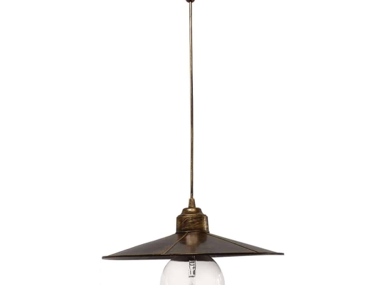 Φωτιστικό Οροφής Κρεμαστό LP-180K 1/L 11-0165 Bronze Πλαστικό