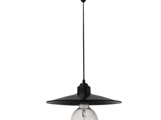 Φωτιστικό Οροφής Κρεμαστό LP-180K 1/L 11-0160 Black Πλαστικό