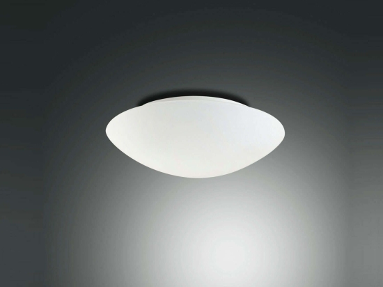 Φωτιστικό Οροφής - Πλαφονιέρα Pandora 2433-69-102 White Fabas Luce Μέταλλο,Γυαλί