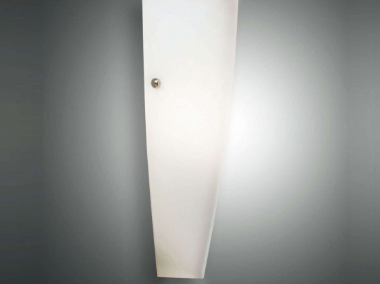 Φωτιστικό Τοίχου - Απλίκα Dedalo 2523-21-102 White Fabas Luce Μέταλλο,Γυαλί