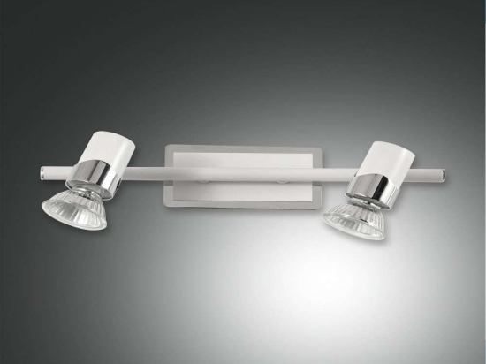 Φωτιστικό Spot Οροφής Alice 2XGU10 Alice 2554-82-102 White Fabas Luce Μέταλλο