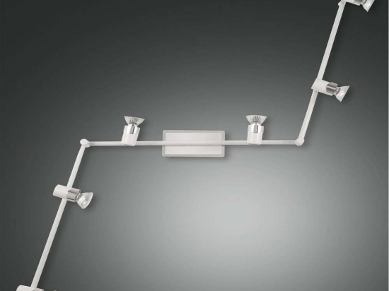 Φωτιστικό Spot Οροφής Alice 6XGU10 2554-86-102 White Fabas Luce Μέταλλο