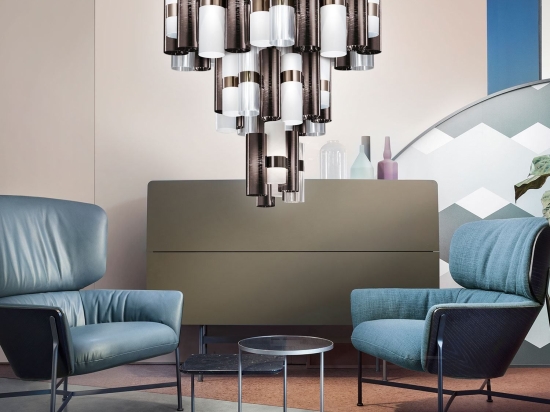 Φωτιστικό Οροφής Led La Lollo XL Pewter White Slamp Αλουμίνιο,Πολυπροπυλένιο