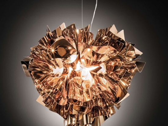 Φωτιστικό Οροφής Veli Copper Slamp Αλουμίνιο,Πολυπροπυλένιο