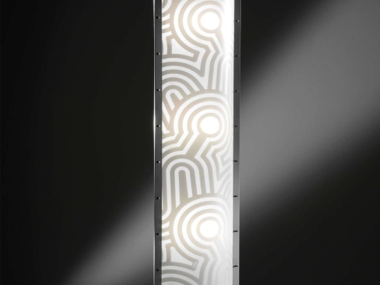Φωτιστικό Δαπέδου Venti White Slamp Αλουμίνιο,Πολυπροπυλένιο