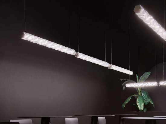 Φωτιστικό Οροφής - Ράγα Hugo Architectural System 3 Prisma Slamp Αλουμίνιο,Πολυπροπυλένιο