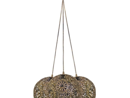 Φωτιστικό Οροφής Morocco TS 3/L Black -Bronze 34-0074 Heronia Μέταλλο