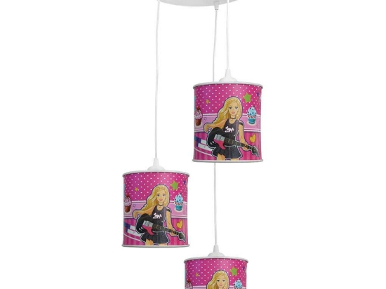 Φωτιστικό Οροφής Παιδικό Kid/3L Pendel Girl-Β-36-0006 Heronia Πλαστικό