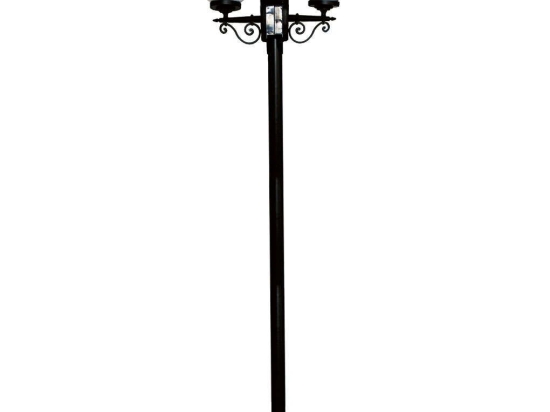 Φωτιστικό Δαπέδου LP-100ΕΒ 2/L 200cm Black 23-0008 Heronia