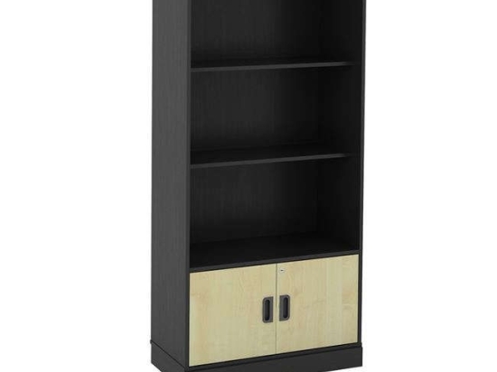 Βιβλιοθήκη-A ΕΟ126,7New Dark Grey-Beech