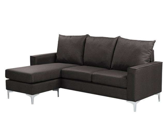 Καναπές Γωνία Αναστρέψιμος Avant Ε9684,2 Brown Ξύλο,Ύφασμα