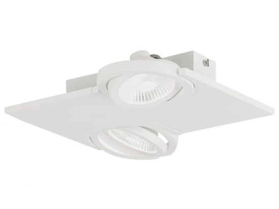 Φωτιστικό Οροφής-Σποτ 39134 Brea Led/2 White Eglo Αλουμίνιο,Γυαλί