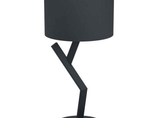 Φωτιστικό Επιτραπέζιο 39888 Balnario E27/1 Black Eglo Μέταλλο,Ύφασμα